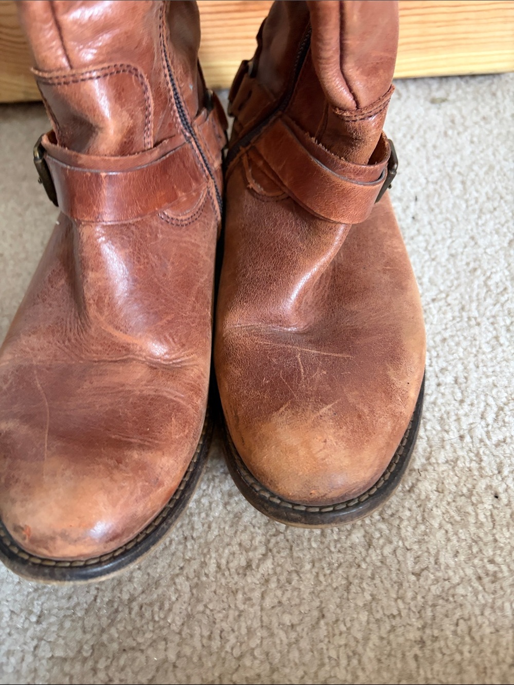 hinge Tall Riding Boots Brown - Picture 6 of 10
